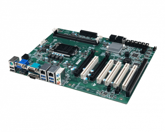 祁鸣科技MS-98L9 V2.0ATX工业主板H110芯片组支持英特尔酷睿6代/7代Desktop Skylake/Kaby Lake高性能CPU2网口/6串口/8GPIO/1个PCI-E X16/1个PCI-E X4/5个PCI/1个ISA插槽的工控机主