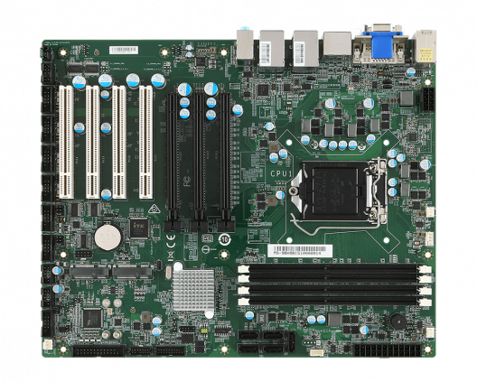 祁鸣科技MS-98H9 ATX工控主板英特尔酷睿6代/7代Desktop Skylake/Kaby Lake C236芯片组高性能2网口6串口12USB8路GPIO多显示接口工业主板