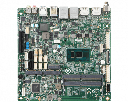 祁鸣科技MINI-ITX工控主板MS-98J4板载英特尔酷睿6代，7代，8代笔记本平台低功耗高性能服务器工业主板